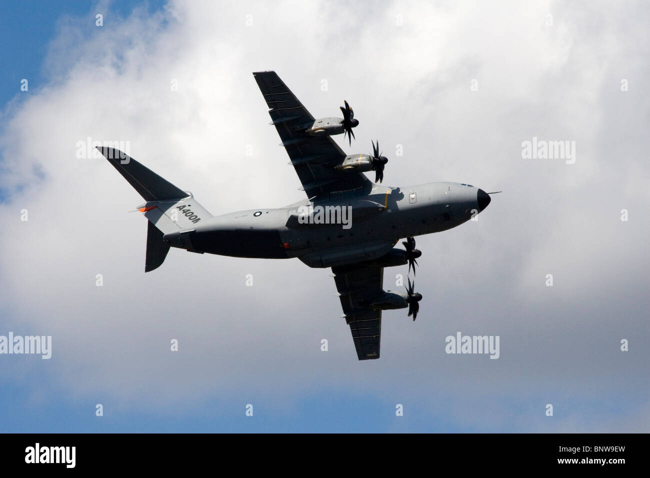 Airbus A400M Grizzly i velivoli militari da trasporto a Farnborough International Air Show 2010 Gran Bretagna Foto Stock