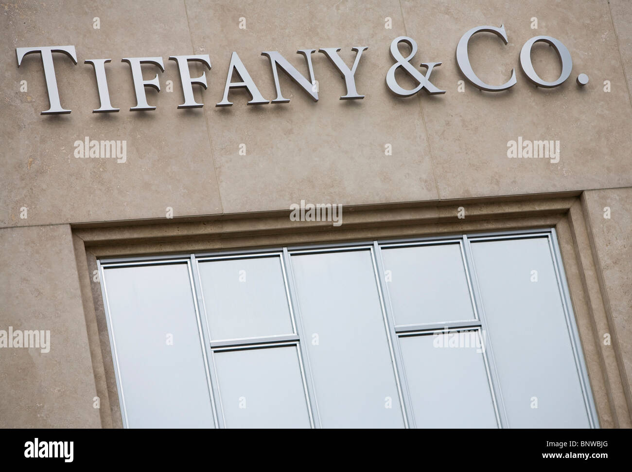 Un Tiffany & Company Store. Foto Stock