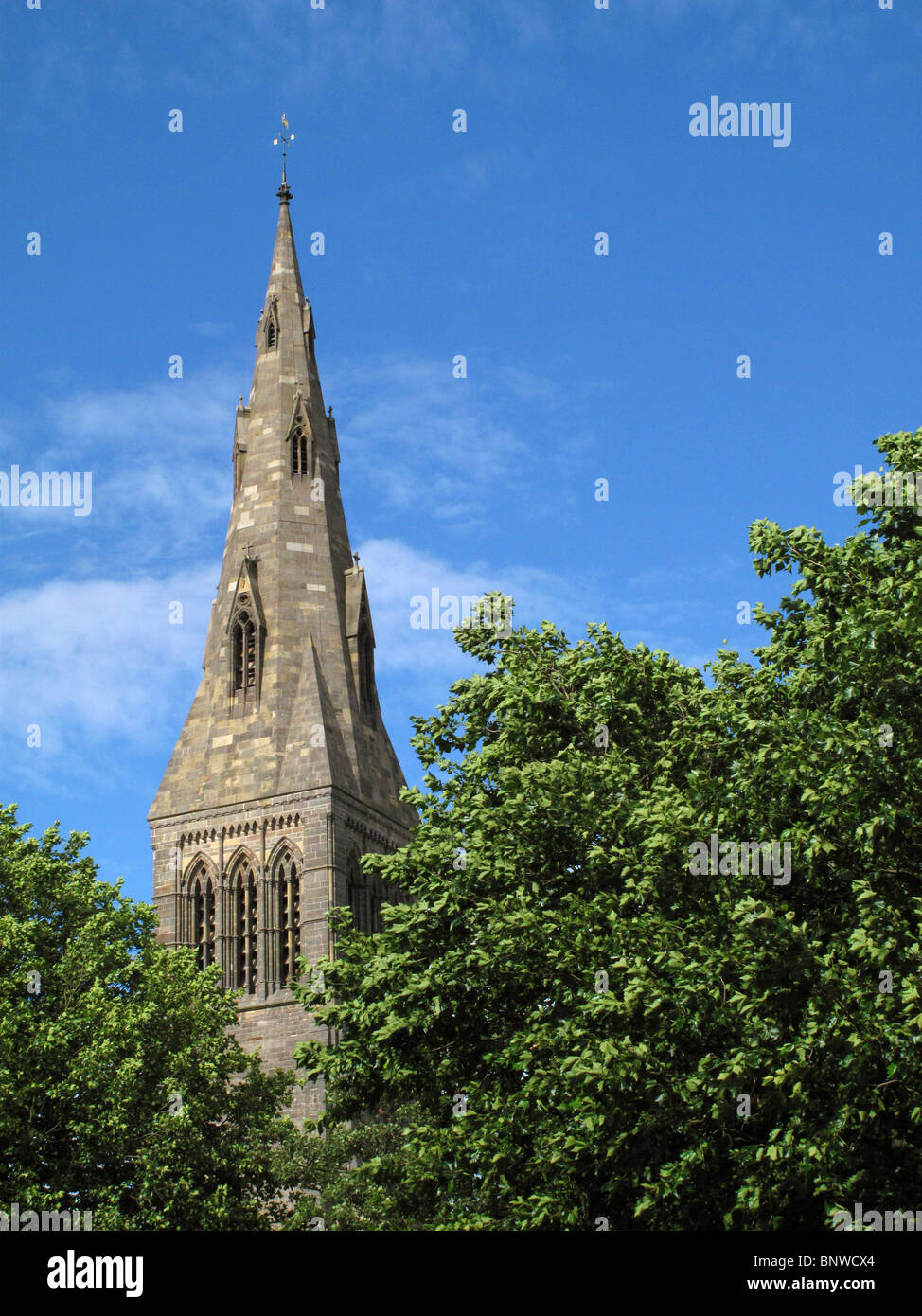 Cattedrale di Leicester, Leicester, Leicestershire, Inghilterra Foto Stock