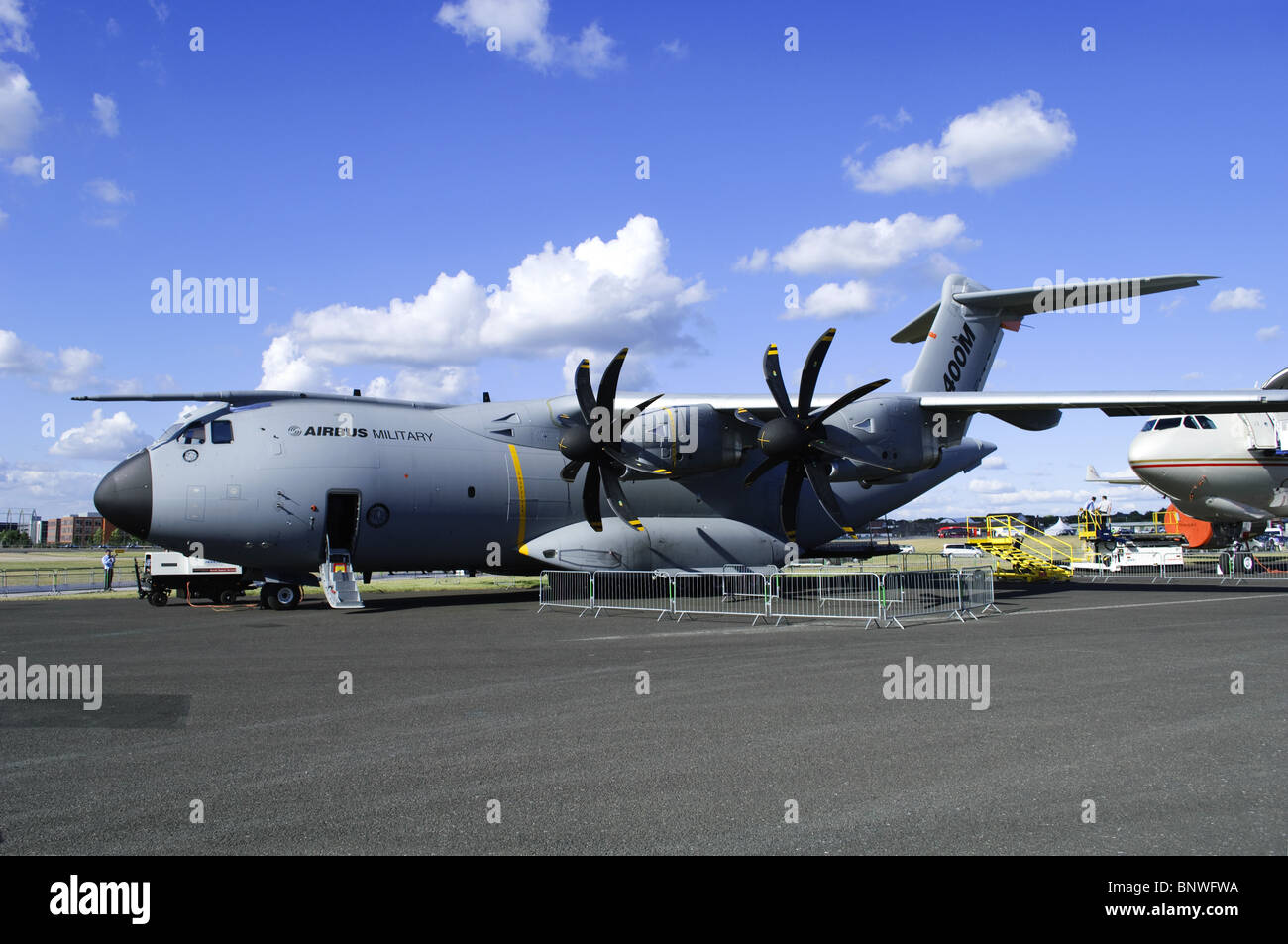 Militare Airbus A400M secondo prototipo, Grizzly 2, a Farnborough Airshow 2010 Foto Stock