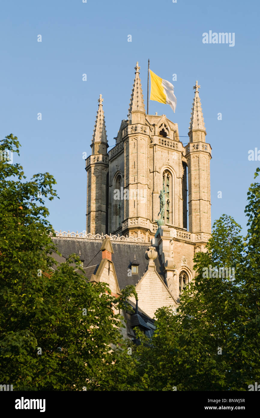 Belgio, Gand, St Bavos cattedrale, Sint Baafskathedraal Foto Stock