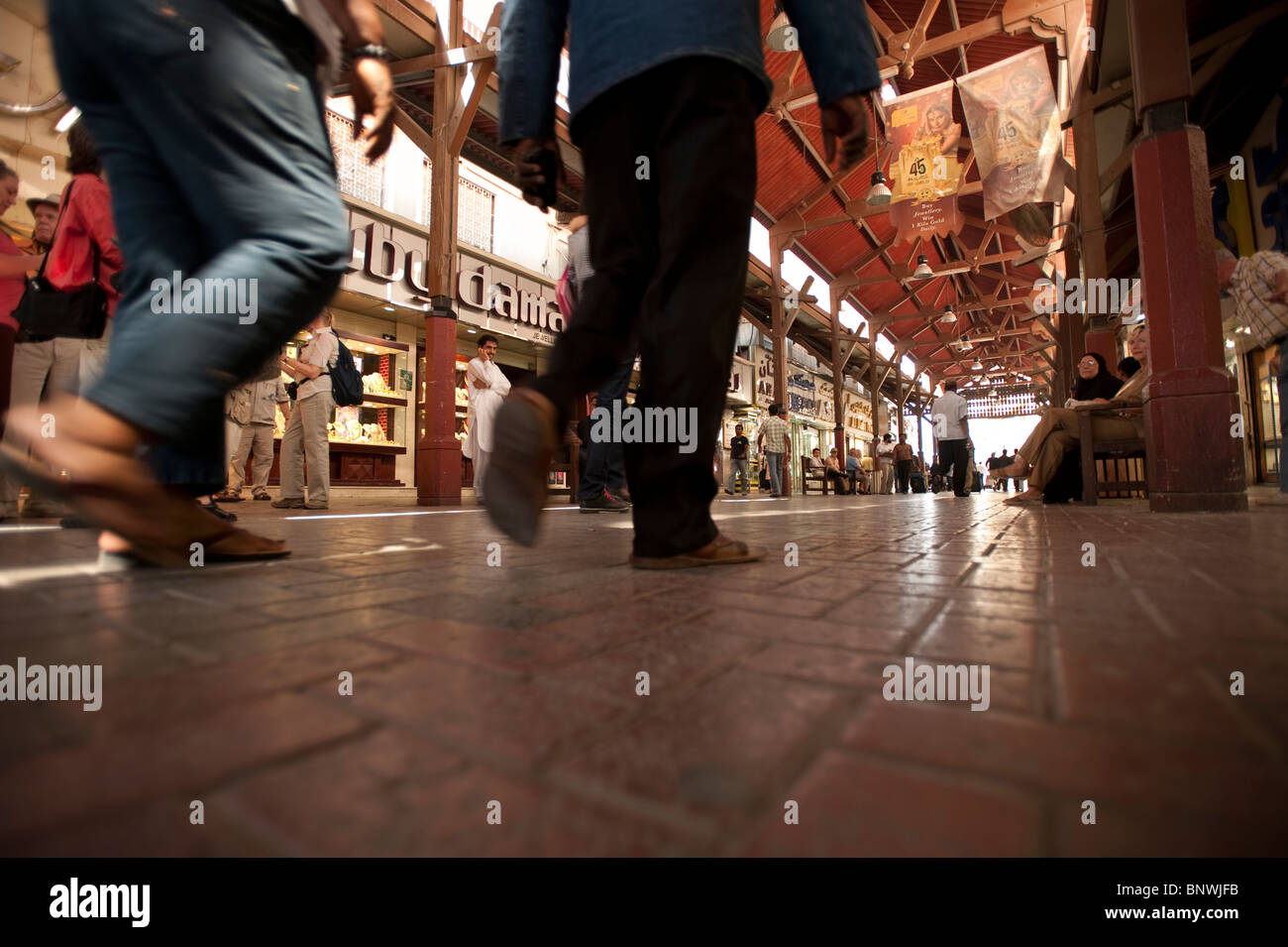Gold Souk di Dubai, Emirati Arabi Uniti, Asia Foto Stock