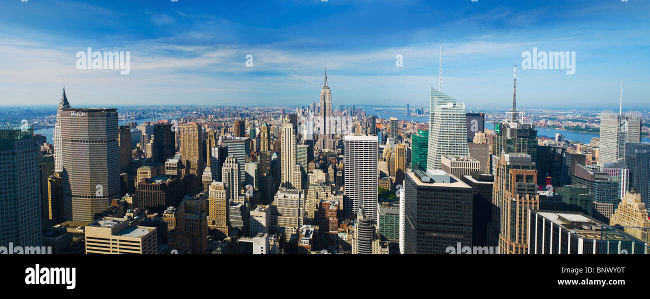 New York skyline della città Foto Stock