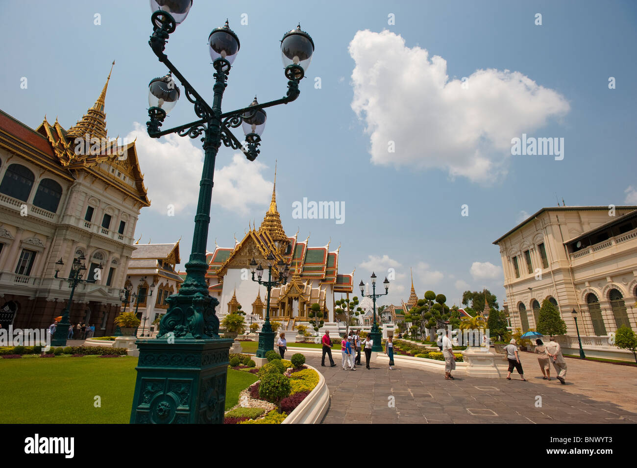 Il Grand Palace, Bangkok, Thailandia, Asia Foto Stock