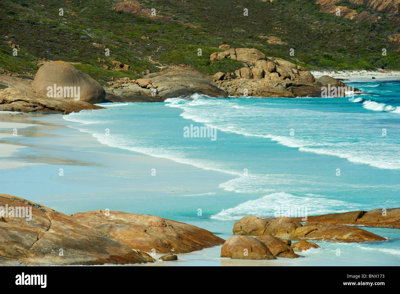 Australia, Australia occidentale, Cape Le Grand NP, Lucky Bay. Foto Stock