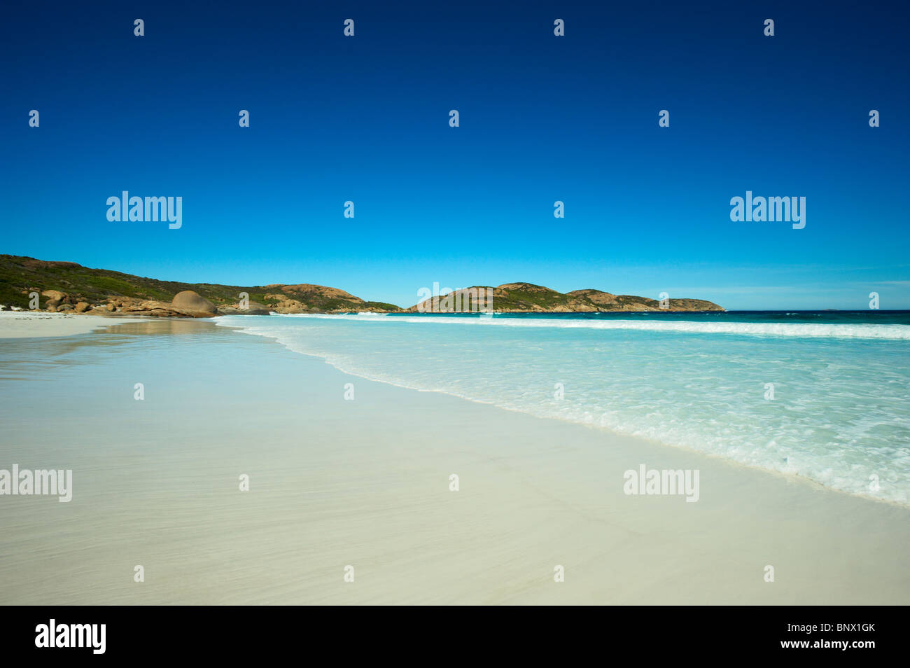 Australia, Australia occidentale, Cape Le Grand NP, Lucky Bay. Foto Stock