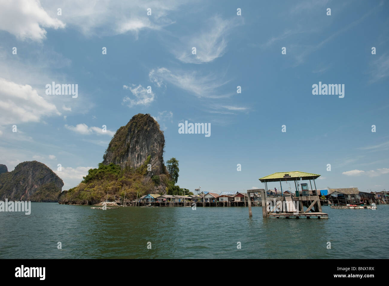 Koh Panyee, Phang Nga Bay, Thailandia, Asia Foto Stock