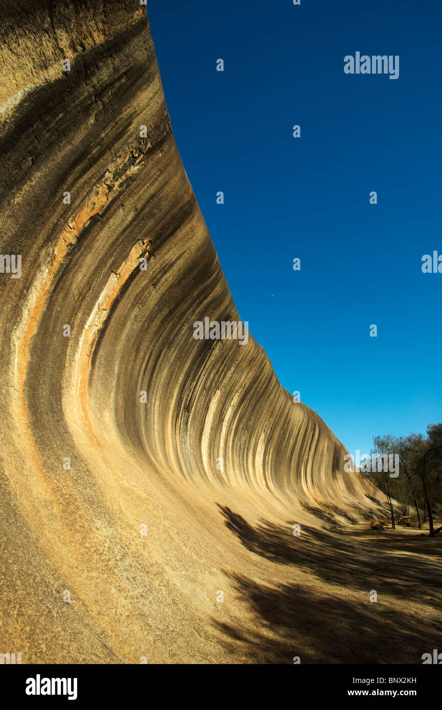 Wave Rock, vicino Hyden, Australia occidentale, Australia Foto Stock