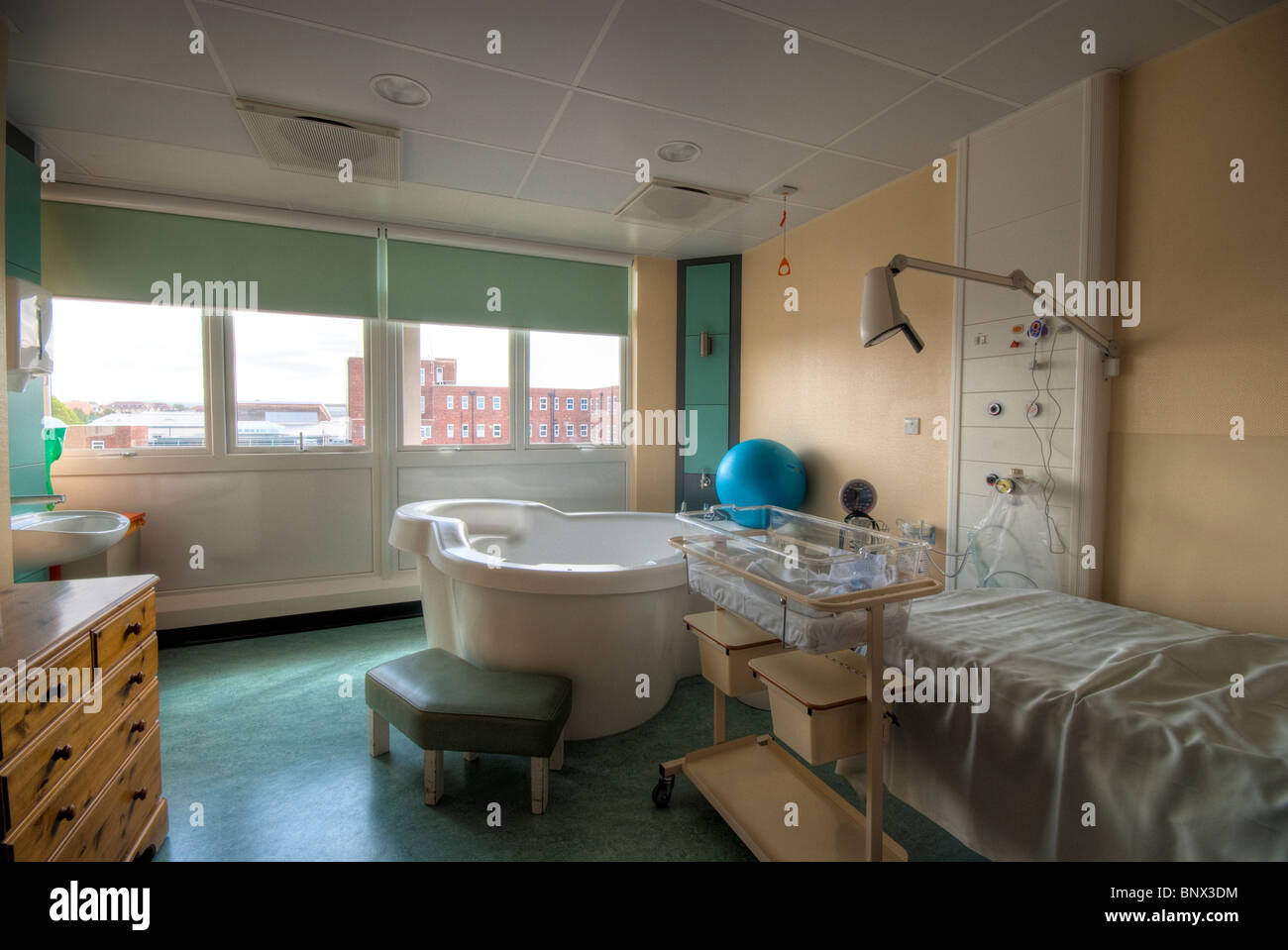 Chichester ospedale di maternità Tangmere Unità Ward Foto Stock