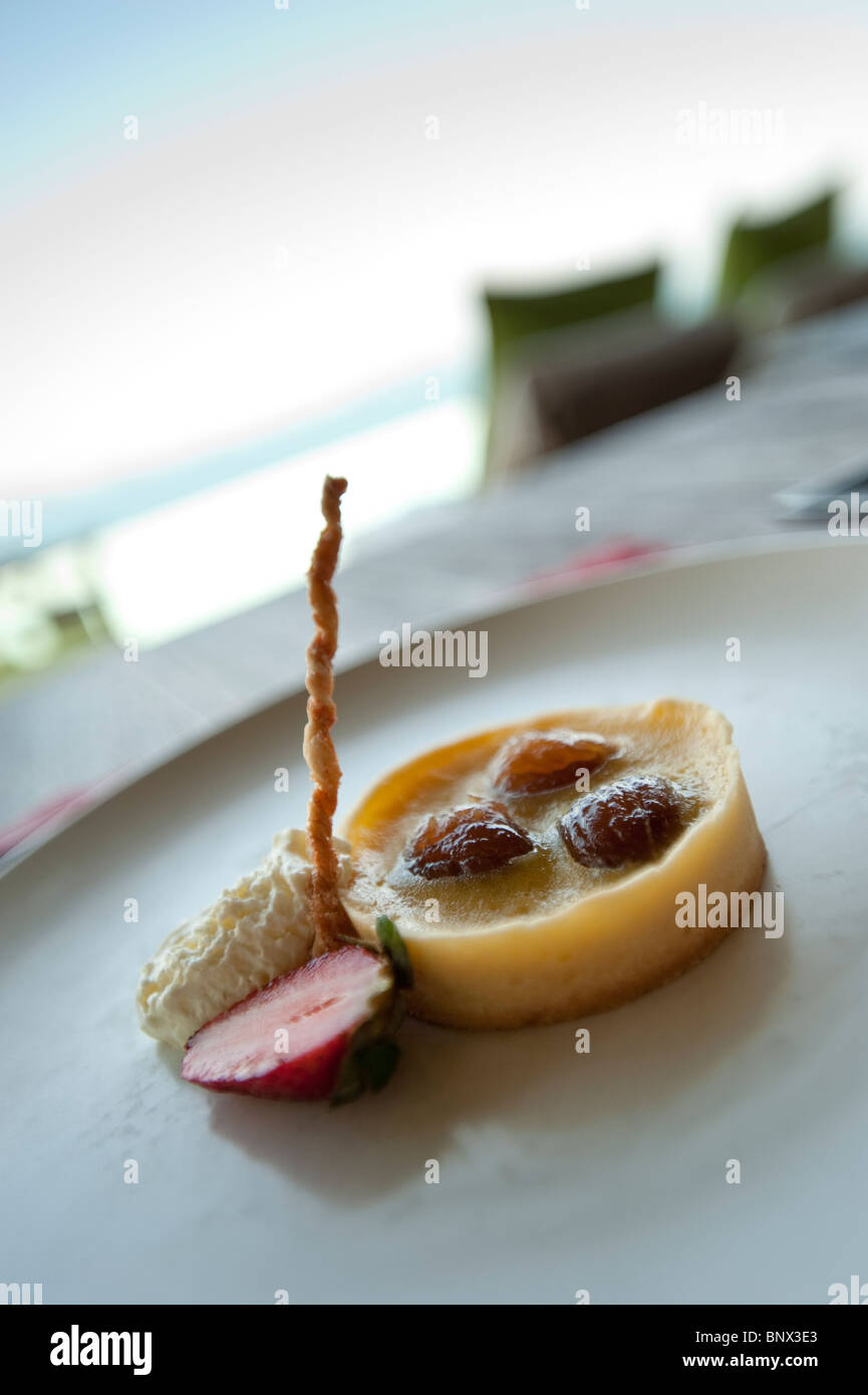 Il deserto è servita alla Six Senses Resort di Koh Yao Noi, Phang Nga Bay, Thailandia, Asia Foto Stock