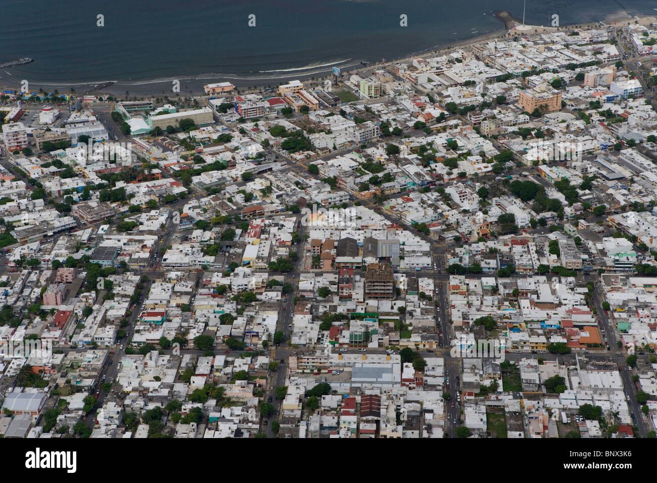 Vista aerea al di sopra di Veracruz Messico Foto Stock