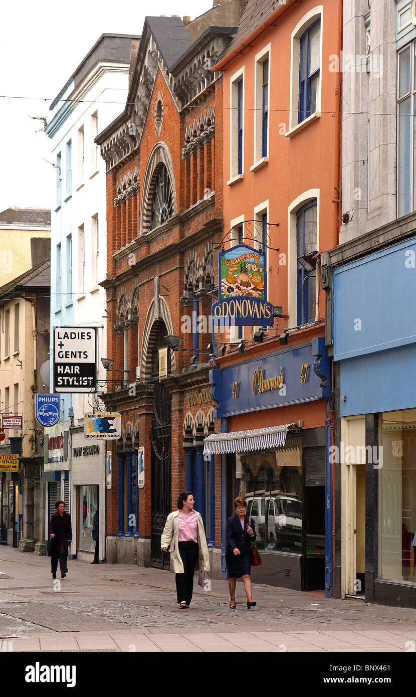 Irlanda, Cork, Princes Street, ingresso al mercato inglese Foto Stock