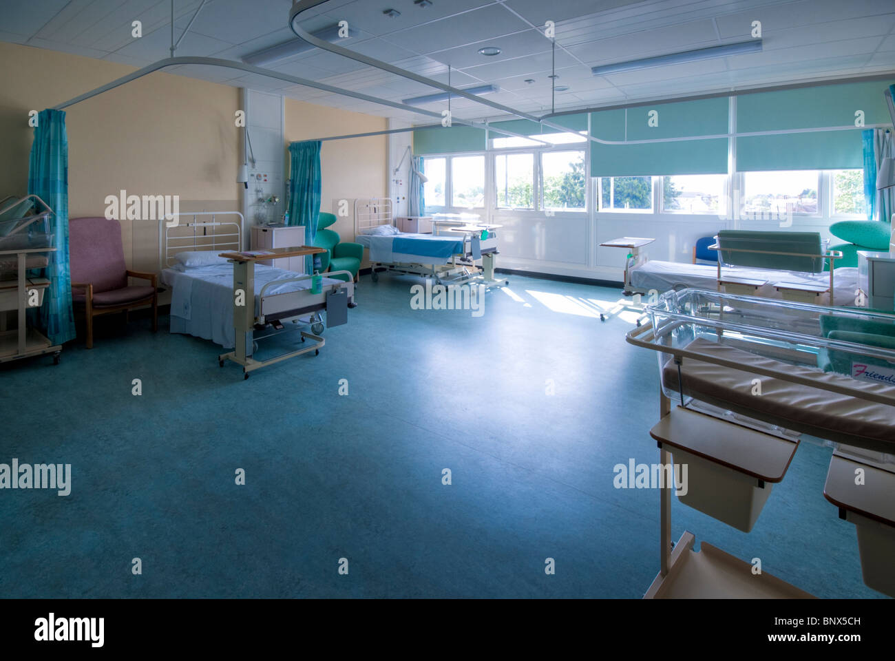 Chichester ospedale di maternità Tangmere Unità Ward Foto Stock