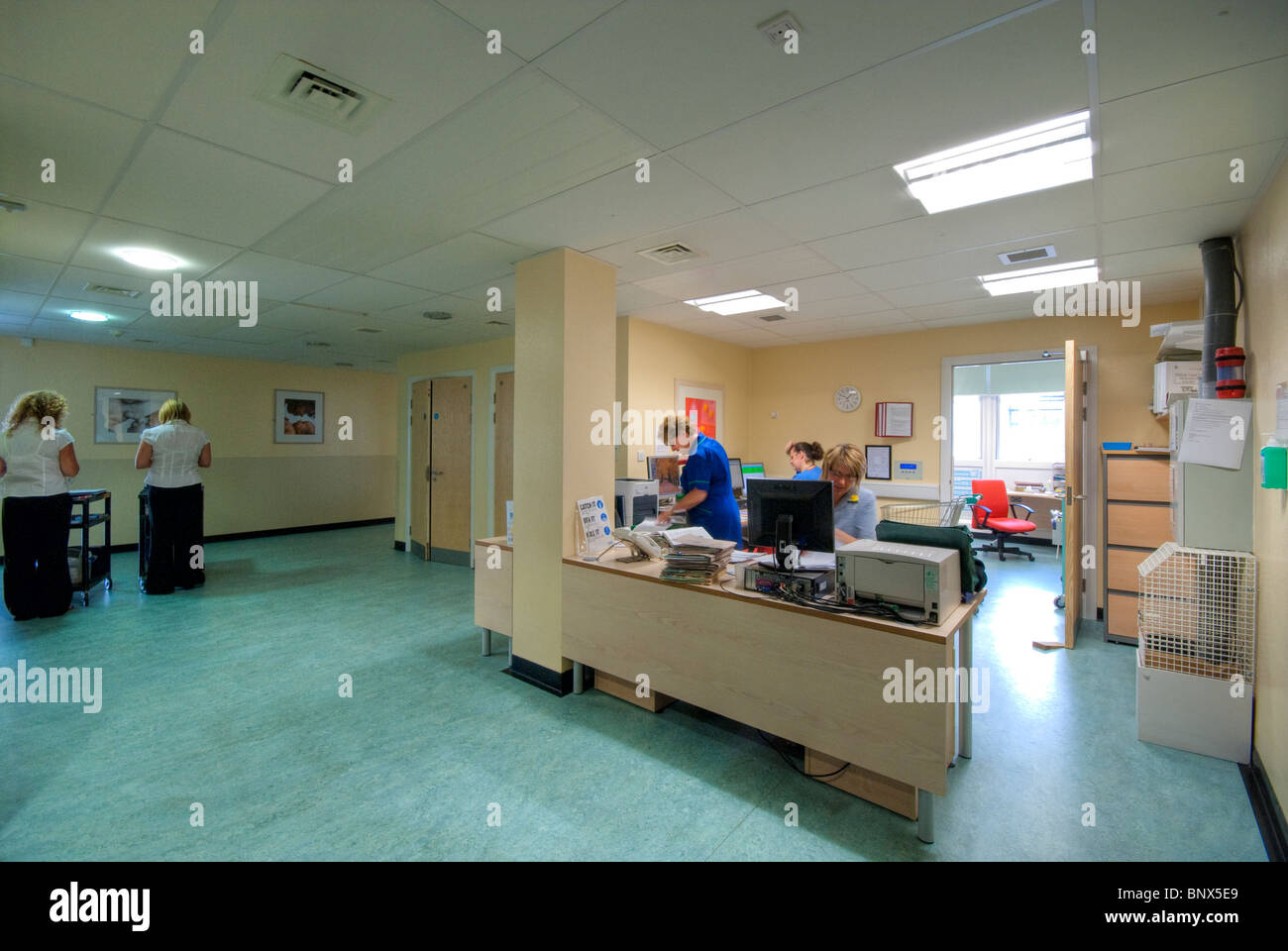Chichester ospedale di maternità Tangmere Unità Ward Foto Stock