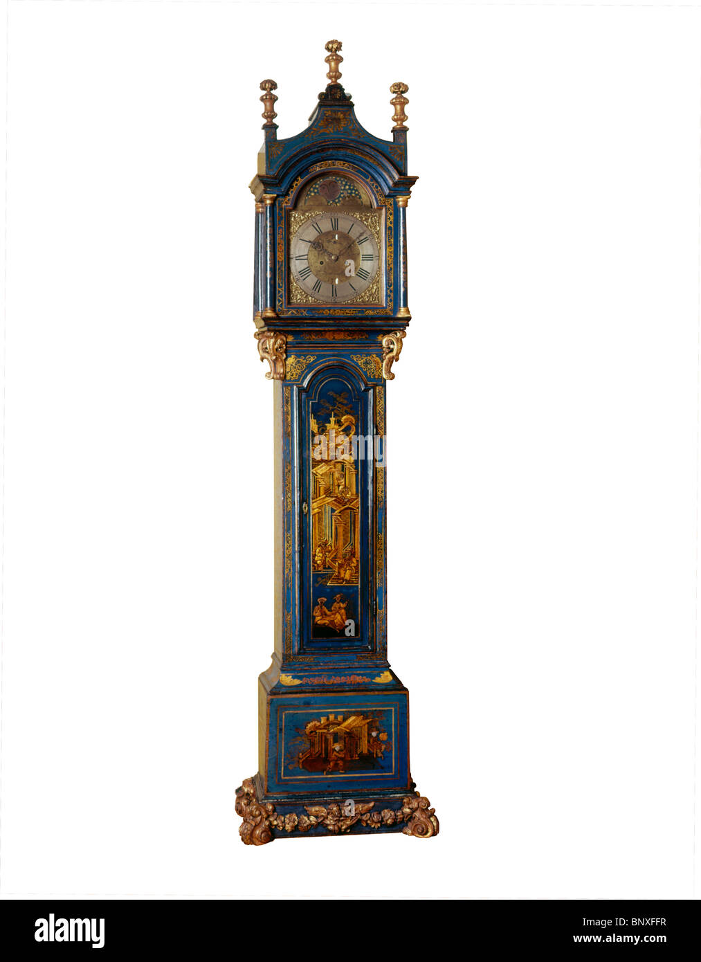 Inglese orologio Longcase Foto Stock