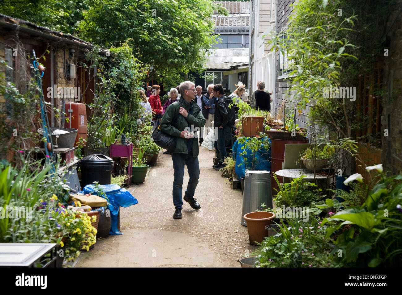 Eel Pie Island, Twickenham. Middlesex / Middx. Regno Unito. Foto Stock