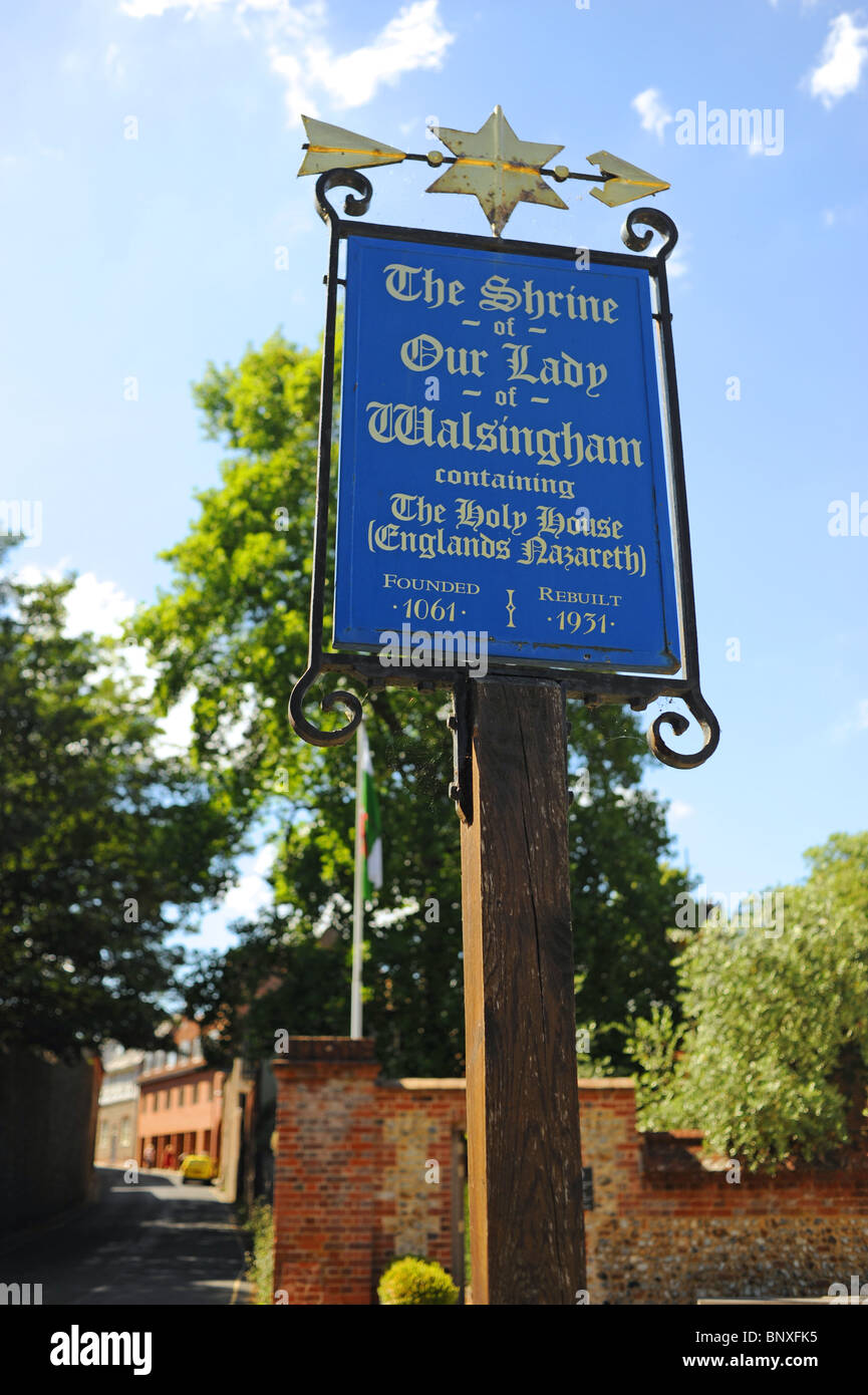 Il Santuario di Nostra Signora di Walsingham fondata 1064 Annuncio e ricostruita 1934 NORFOLK REGNO UNITO Foto Stock