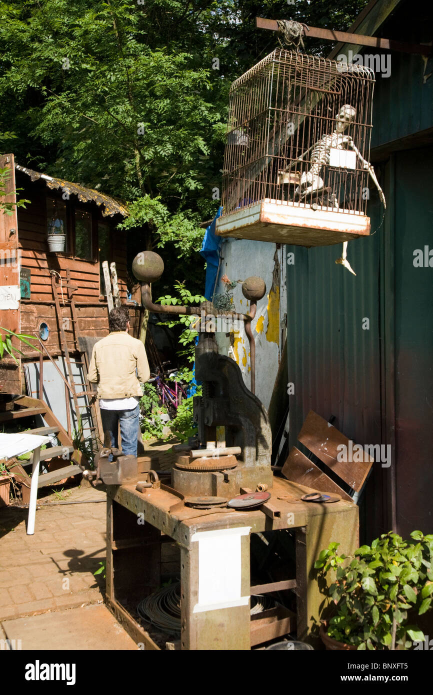 Eel Pie Island, Twickenham. Middlesex / Middx. Regno Unito. Foto Stock