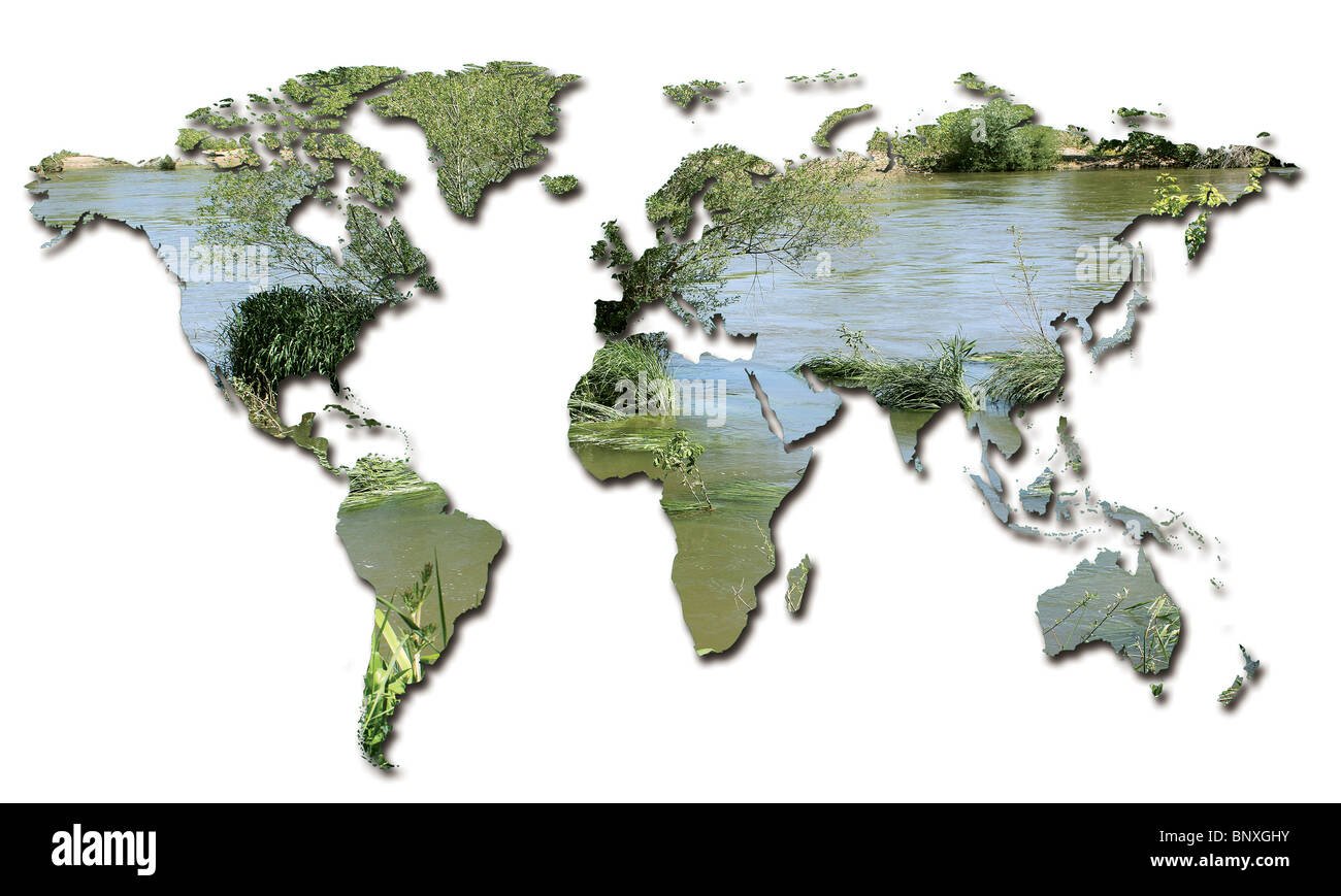 Ecologia e tutela ambientale in tutto il mondo Foto Stock