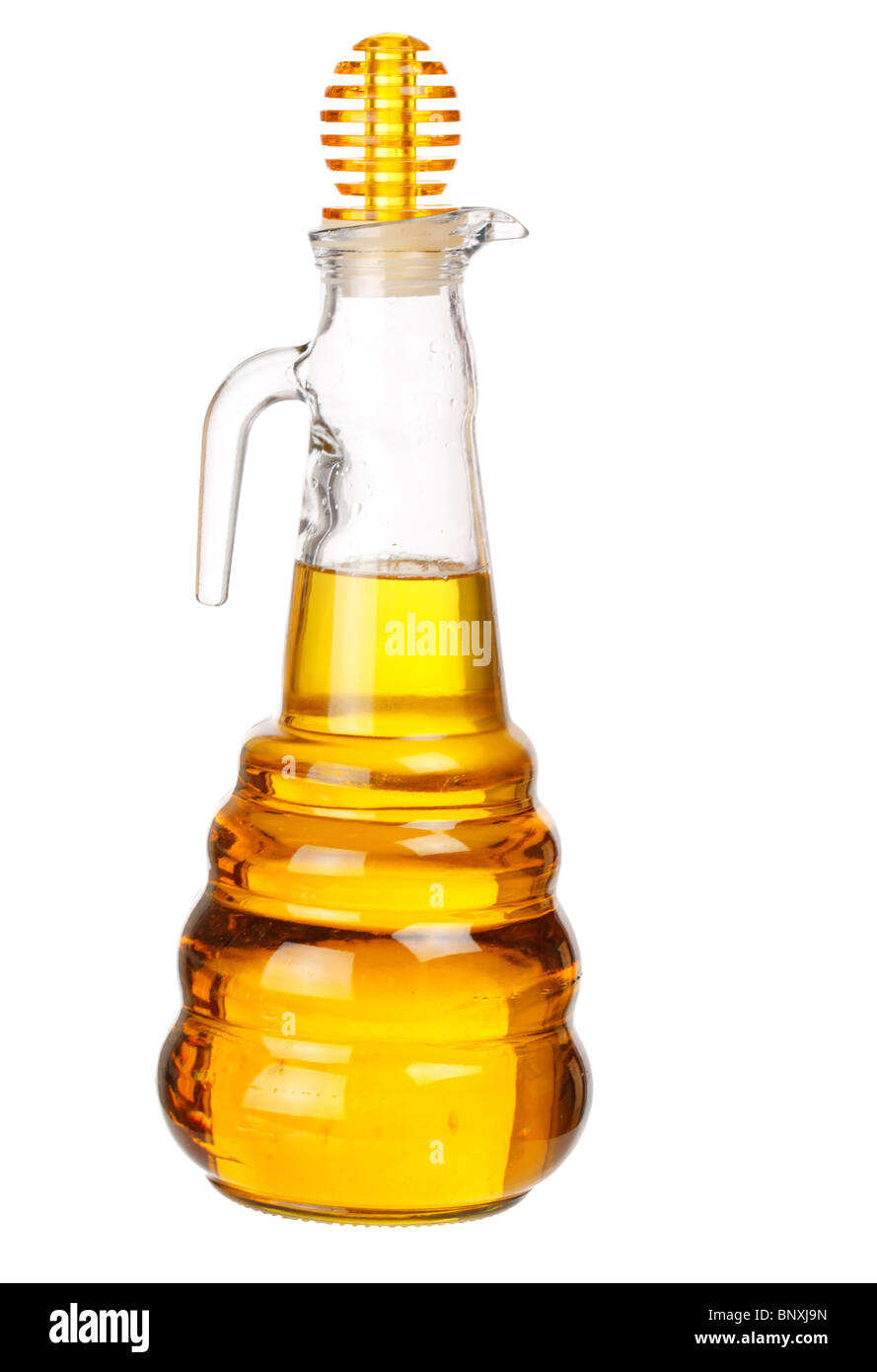 olio di girasole Foto Stock