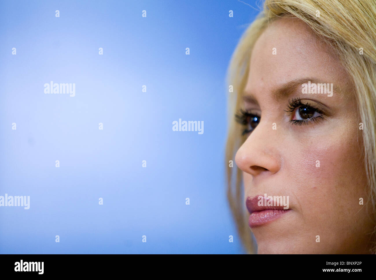 Cantante Shakira Mebarak. Foto Stock