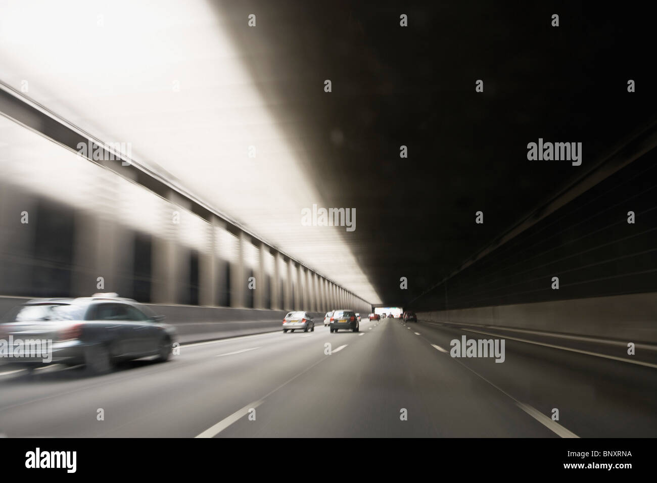 Il traffico su autostrada Foto Stock