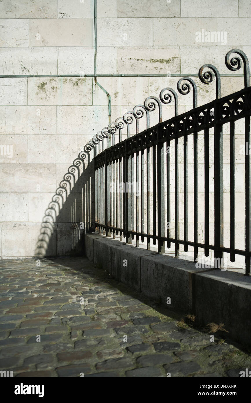 Ferro battuto recinto sacro c?ur, Montmartre, Parigi, Francia Foto Stock