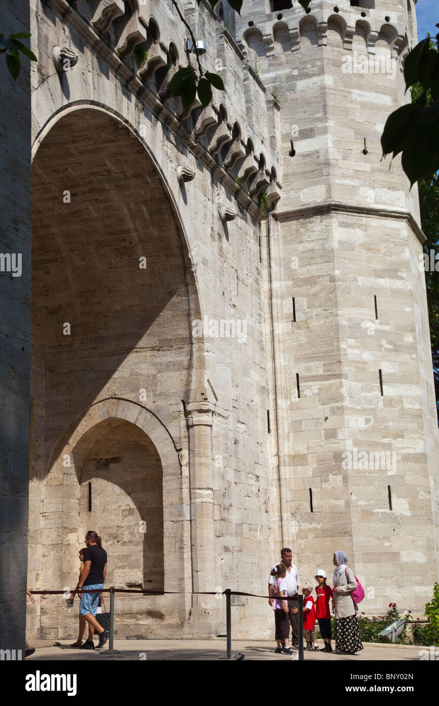 Entrata al Palazzo Topkapi ad Istanbul in Turchia Foto Stock