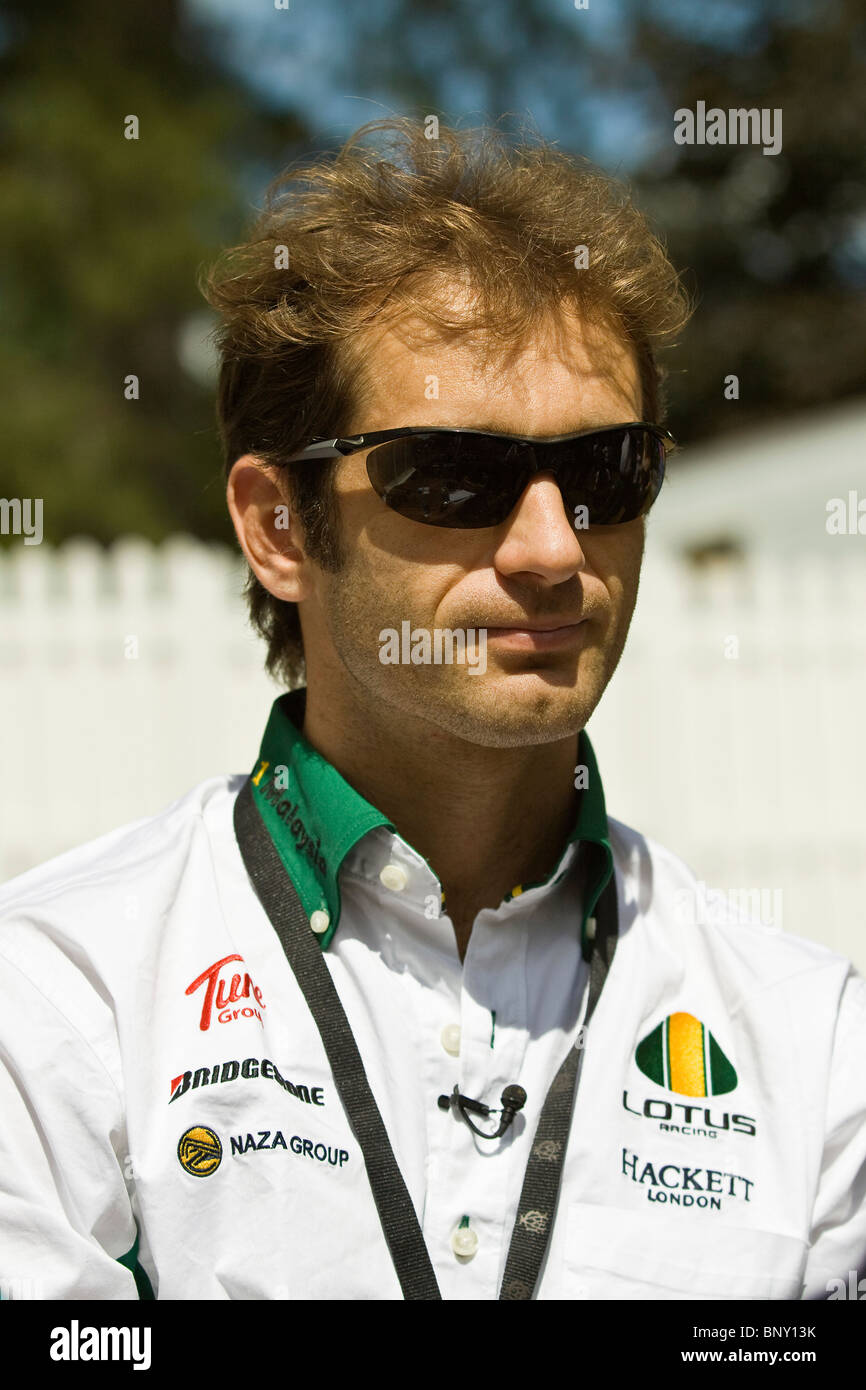 Jarno Trulli F1 racing driver presi a Goodwood Festival della velocità 2010 Foto Stock