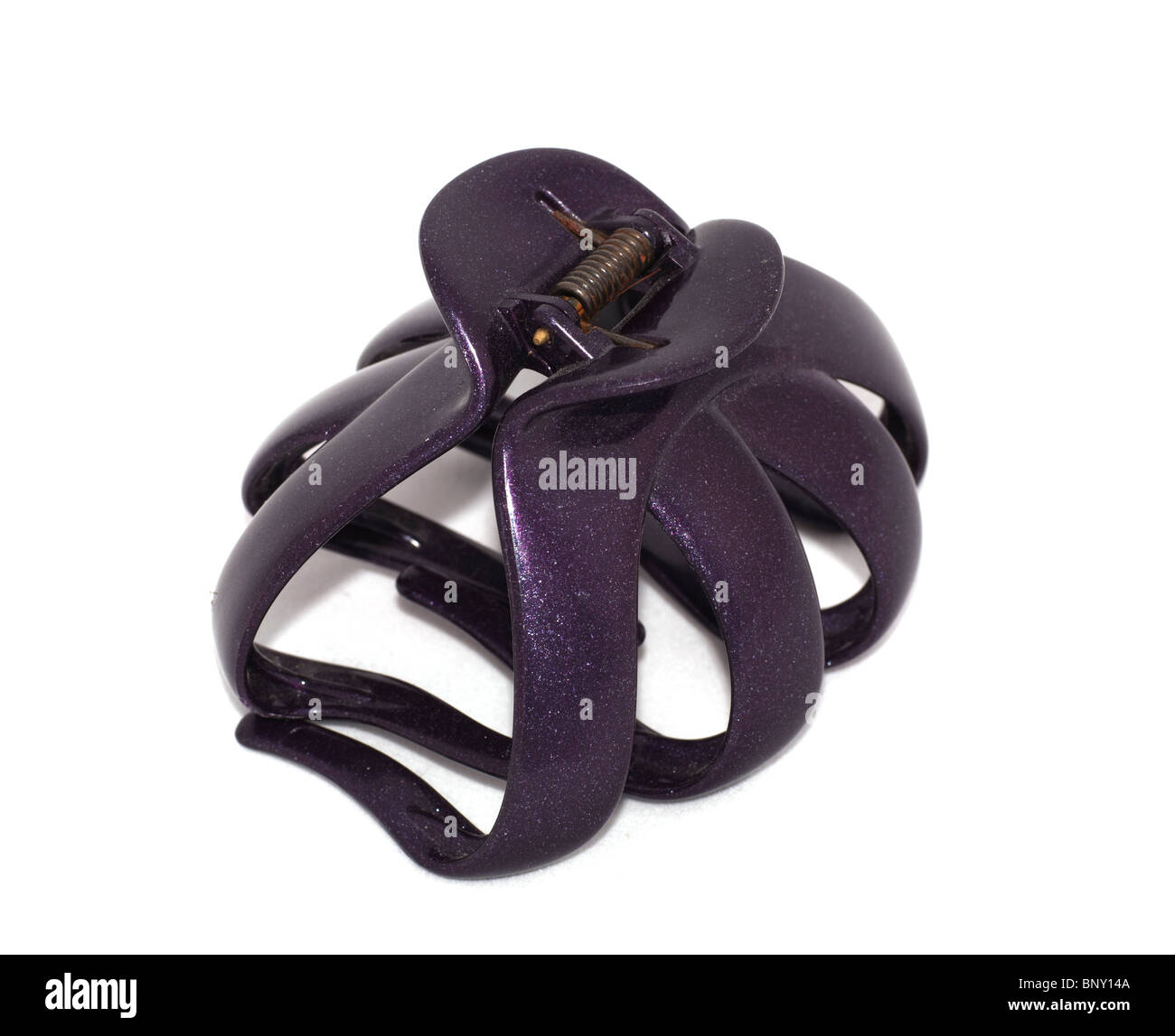 La foto del prodotto di capelli viola grip Foto Stock