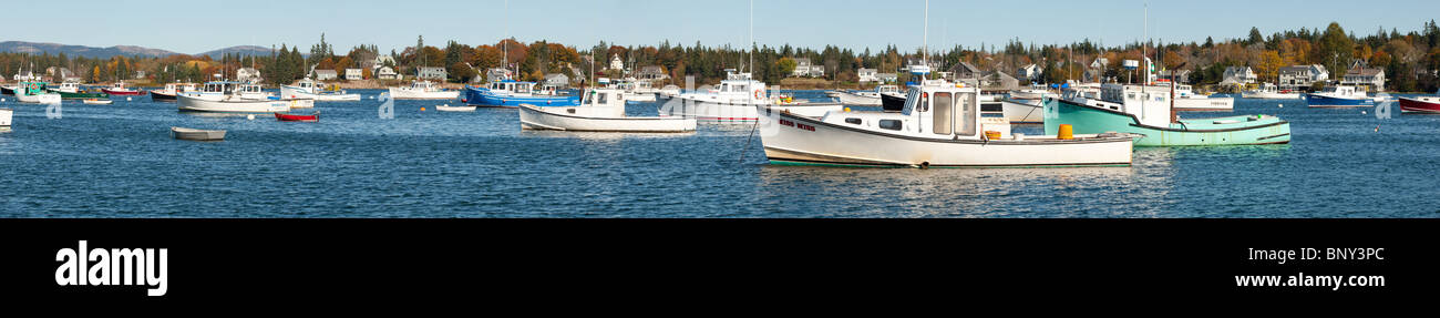 Porto basso, Parco Nazionale di Acadia, Maine, Stati Uniti d'America Foto Stock