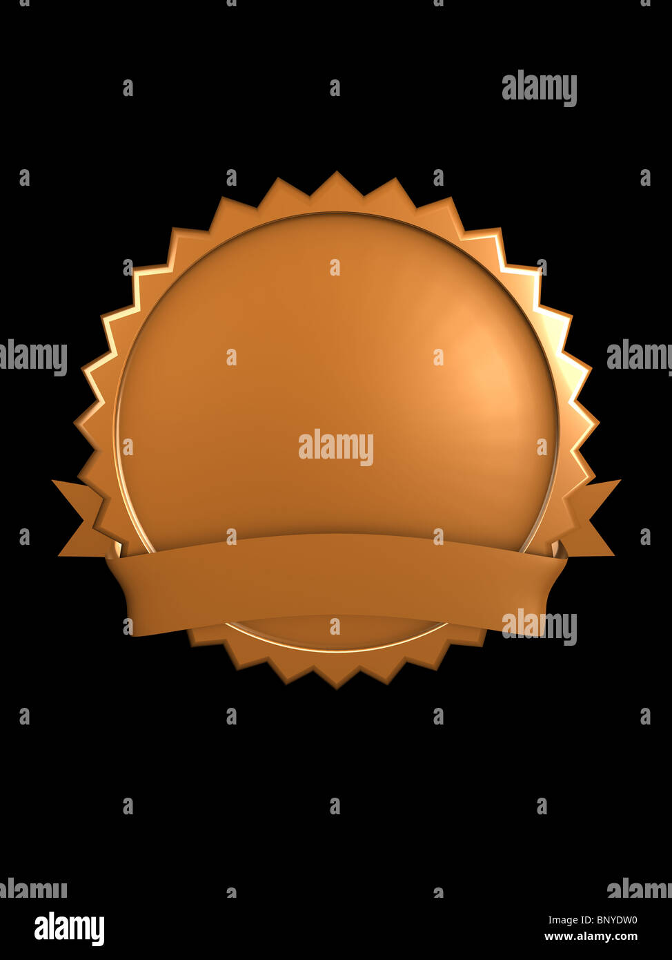 Immagine 3d, best brand distintivo, bronzo Foto Stock