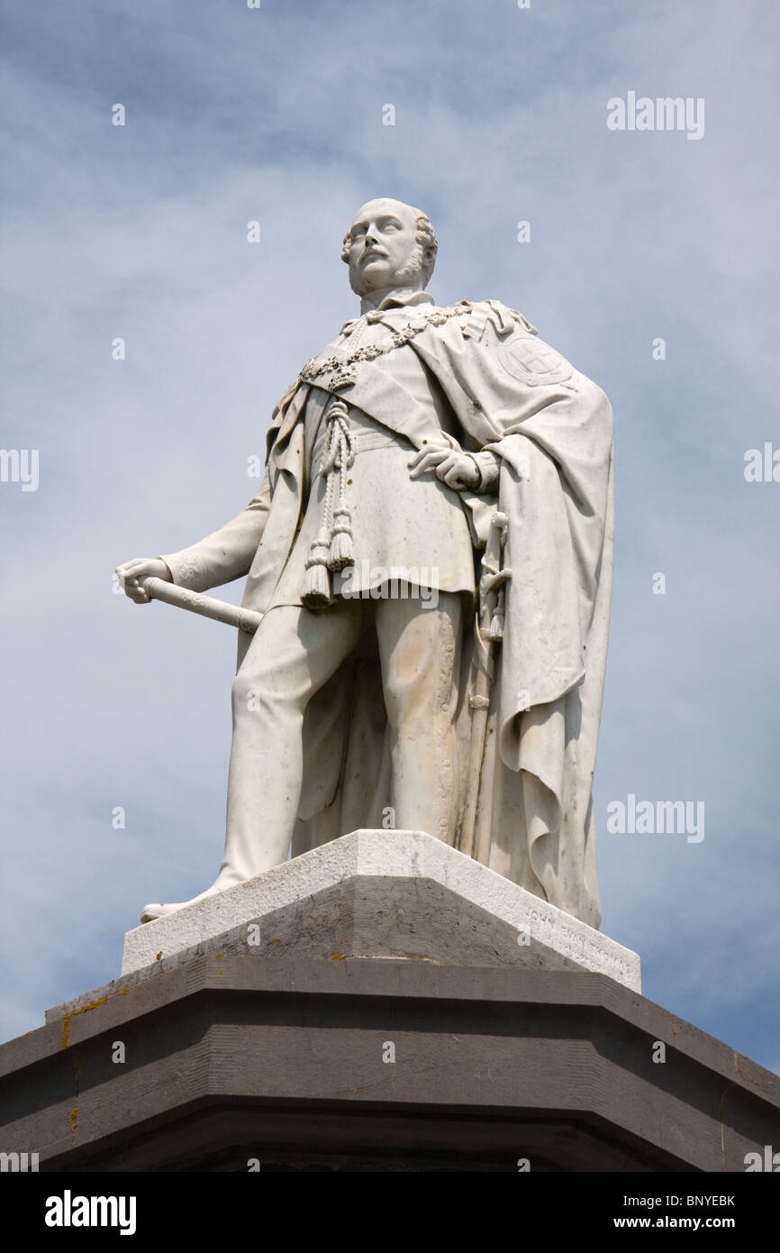 Statua del Principe Albert, marito della Regina Victoria Foto Stock