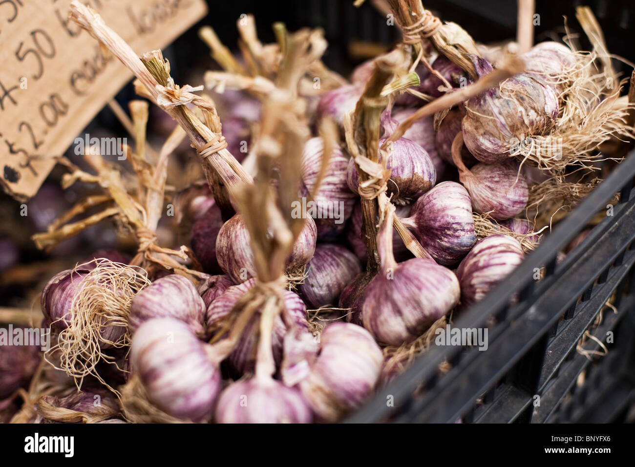 Prodotti freschi nel Mercato di Salamanca. Hobart, Tasmania, Australia Foto Stock