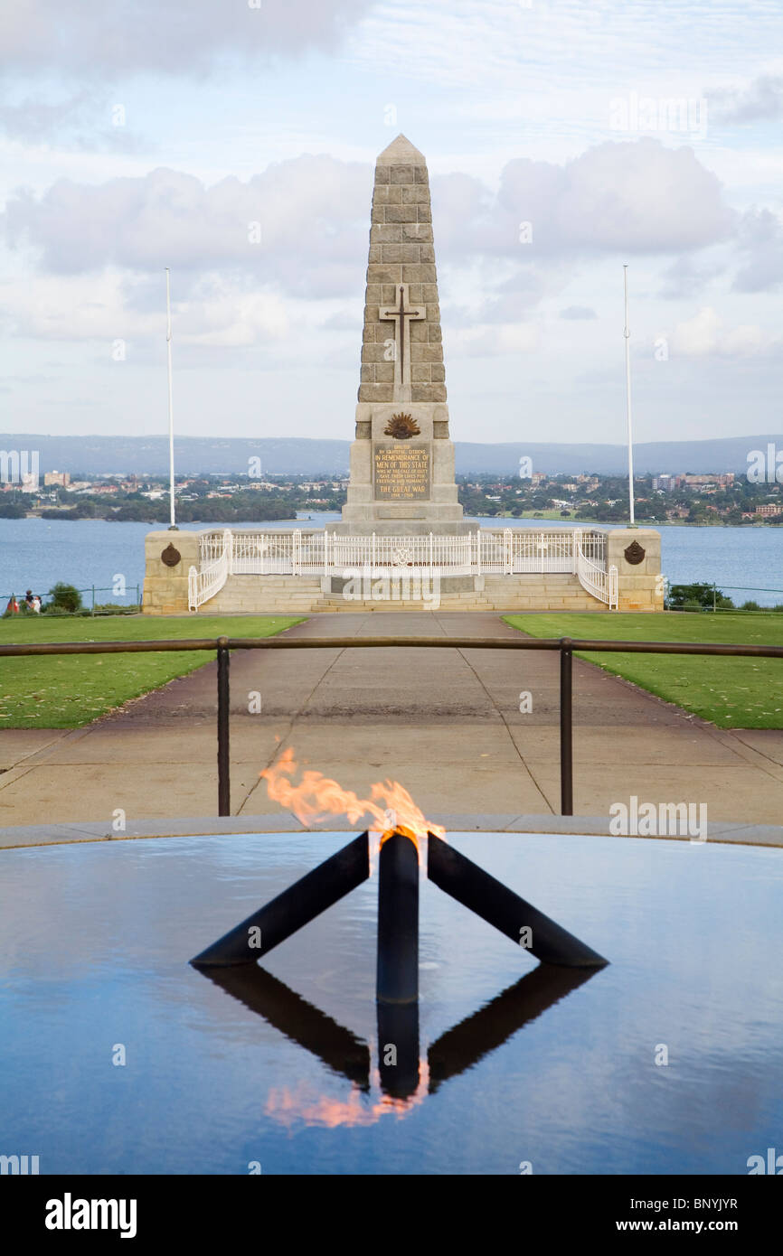 Memoriale di guerra in Kings Park. Perth, Western Australia, Australia. Foto Stock