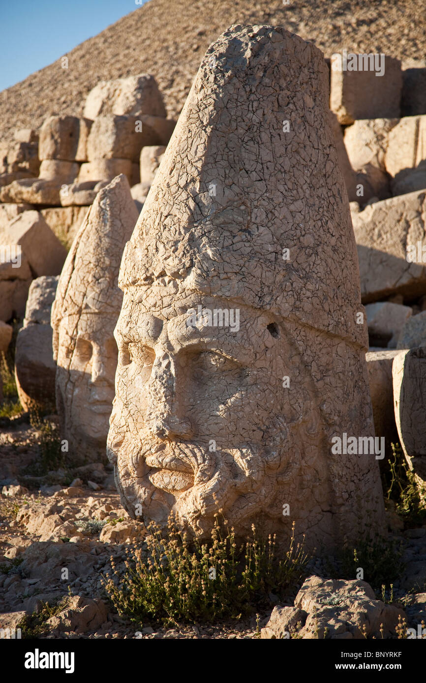 Testa di Ercole sul monte Nemrut, Turchia Foto Stock