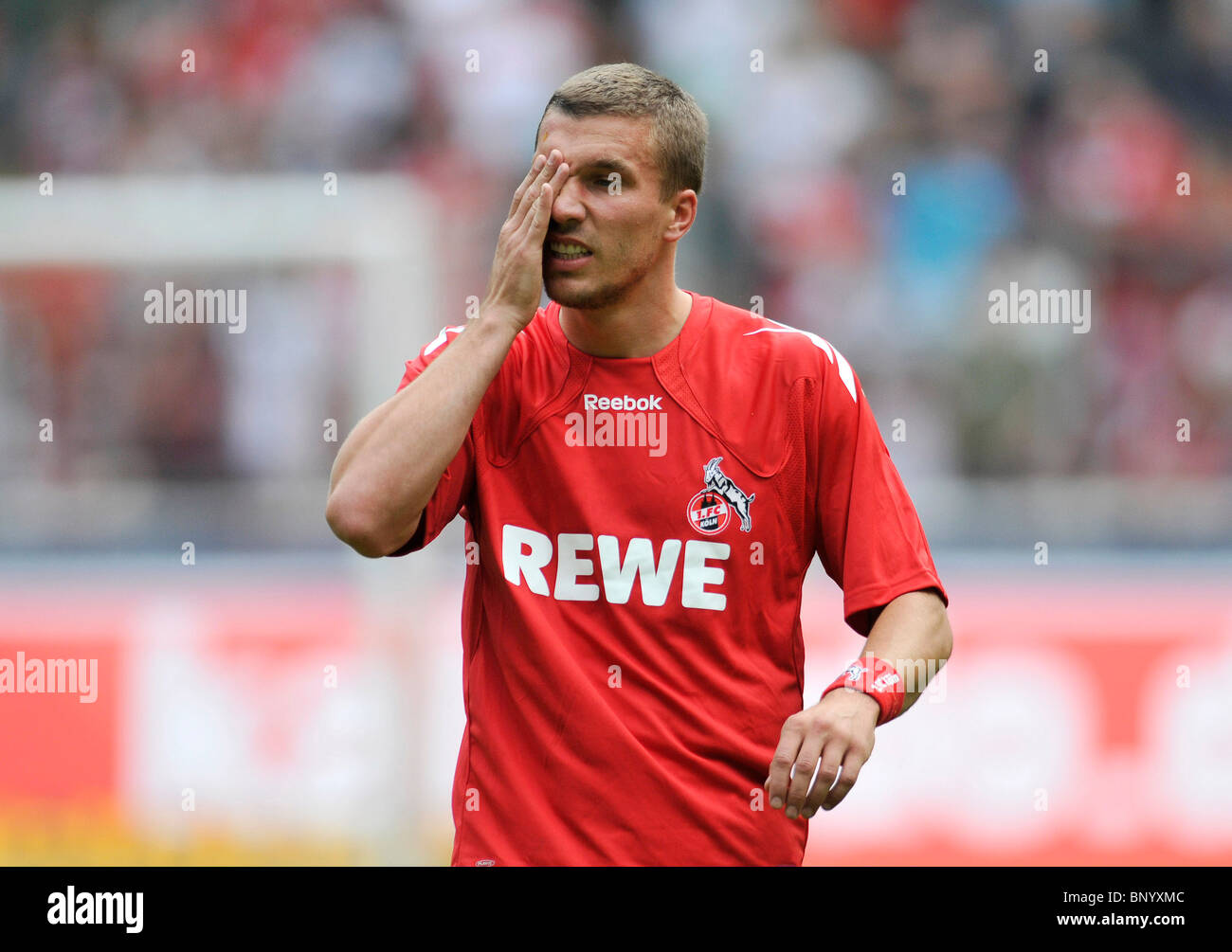 Lukas Podolski, 1.FC Koeln, Colonia, Germania, Köln Foto Stock