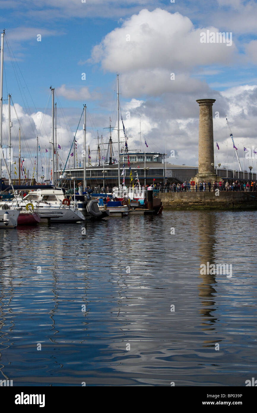 Hartlepool 2010 Tall Ships Race, Village e Marina, Teesside, North Yorkshire, Regno Unito Foto Stock