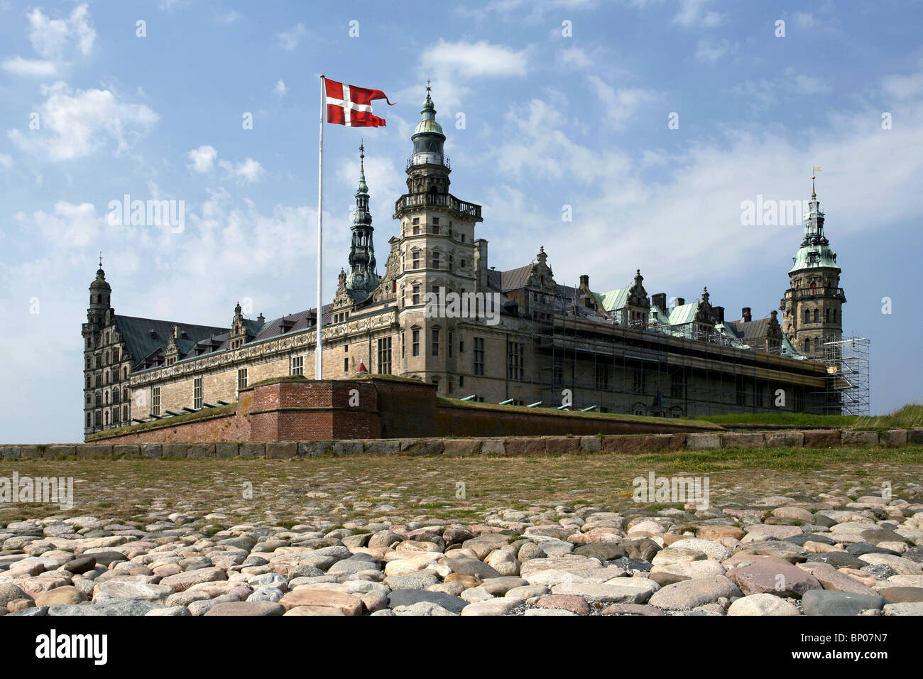 Il Castello di Kronborg, Helsingør, Zelanda, Danimarca Foto Stock