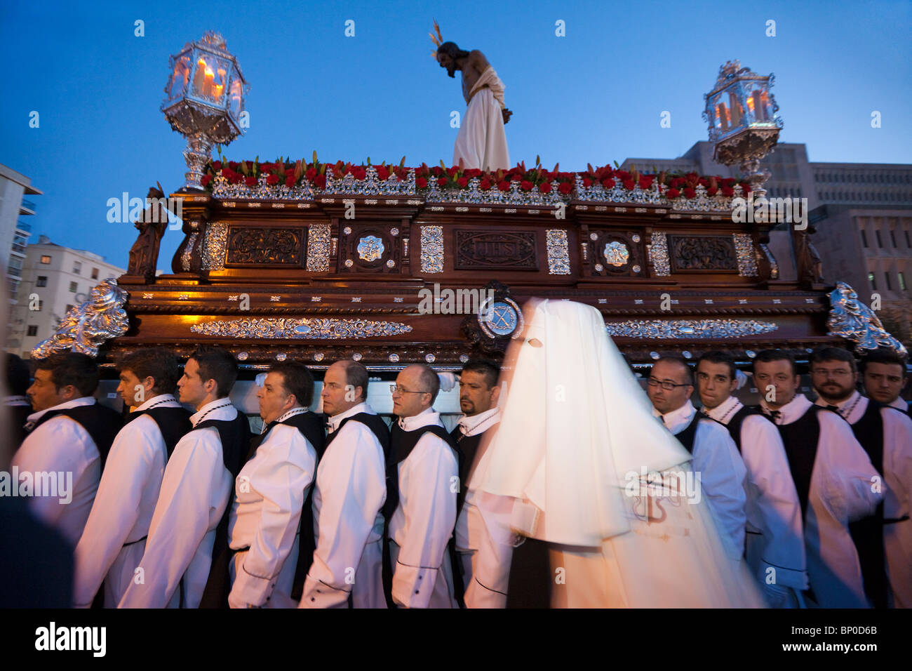 Semana Santa (Settimana Santa) Celebrazioni, Malaga, Andalusia, Spagna Foto Stock