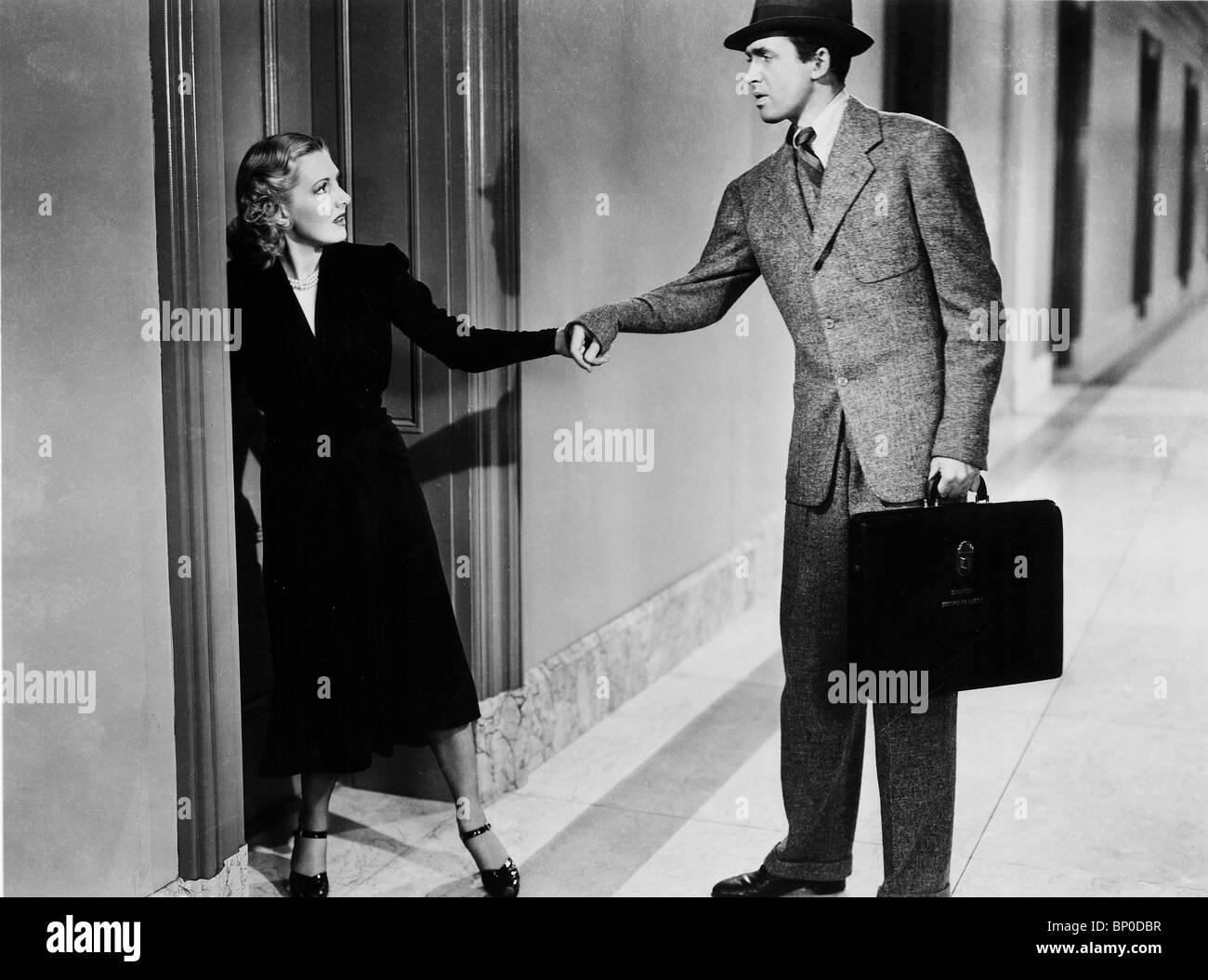 JEAN ARTHUR, JAMES STEWART, il sig. SMITH VA A WASHINGTON, 1939 Foto Stock
