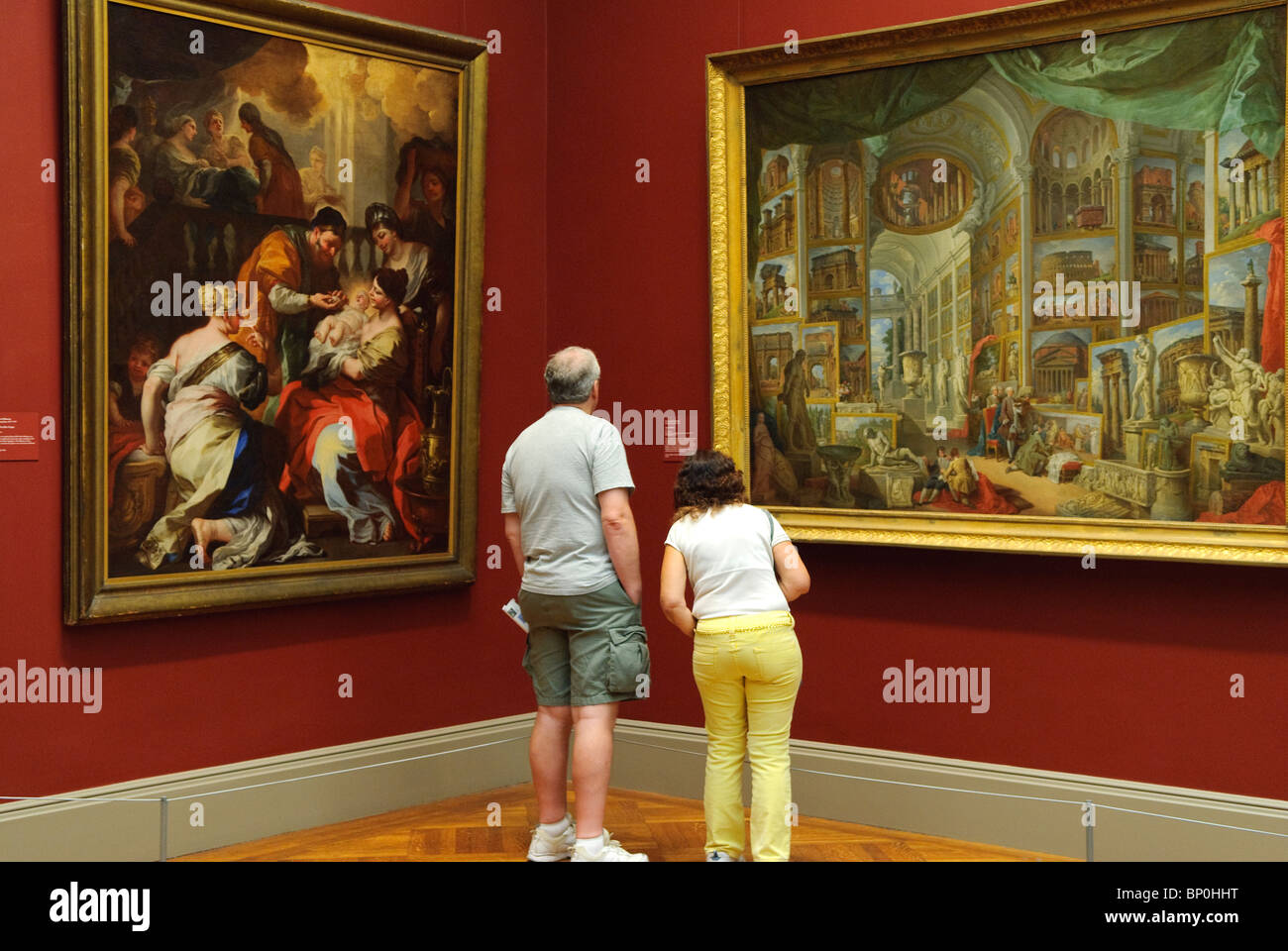 Metropolitan Museum of Art di New York City, dipinti italiani Foto Stock