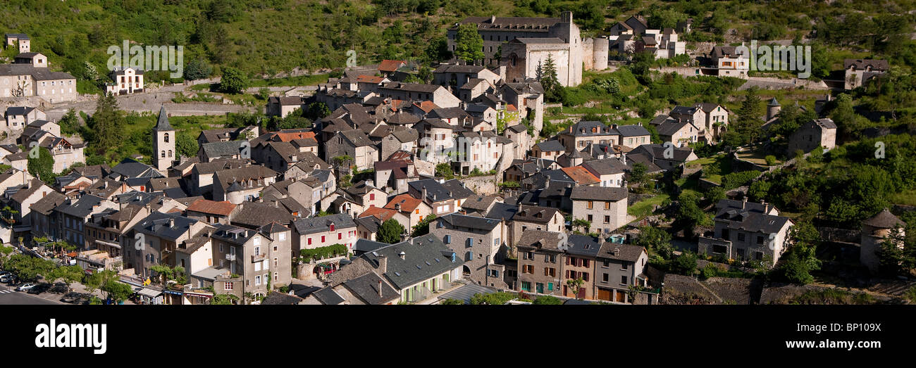 Francia, Languedoc, Lozère, Sainte Enimie Foto Stock