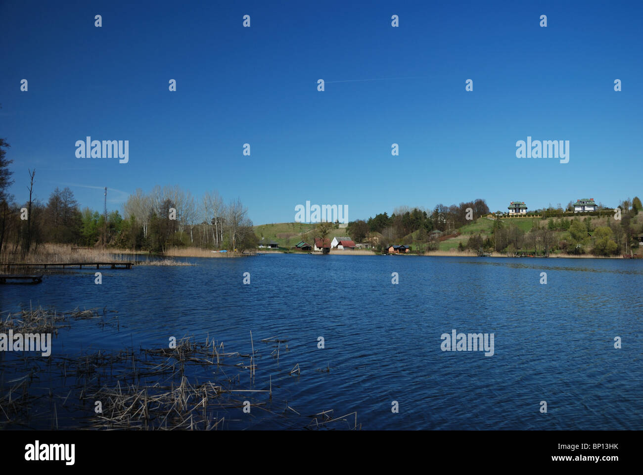 Laghi e paesaggi - La Masuria Lake District in Polonia, Europa (Mazury, Polska) - Wysokie Brodno Lago Foto Stock