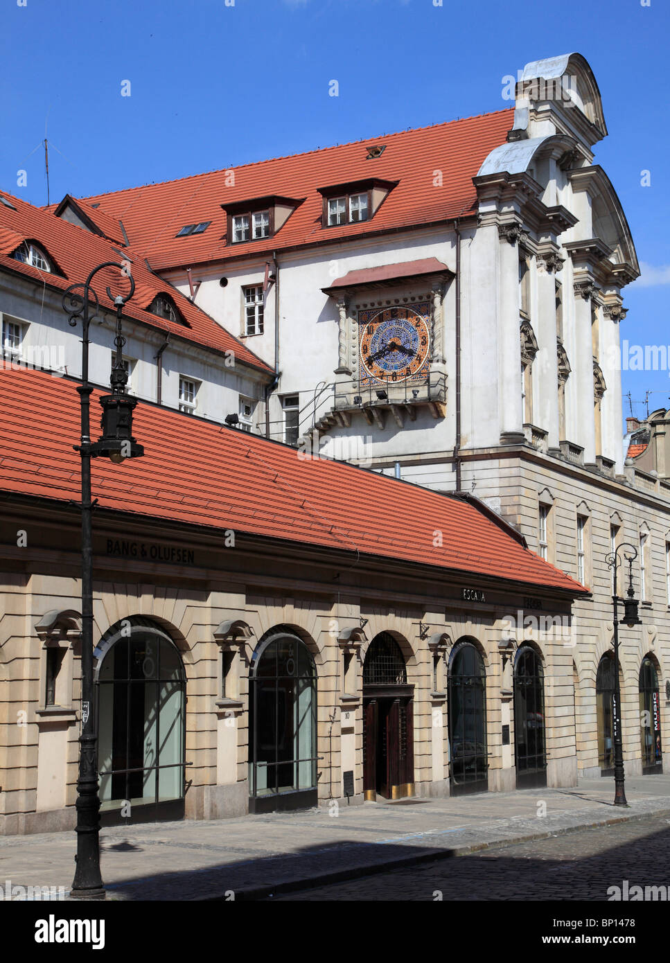 La Polonia, Poznan, scene di strada, Architettura tipica Foto Stock