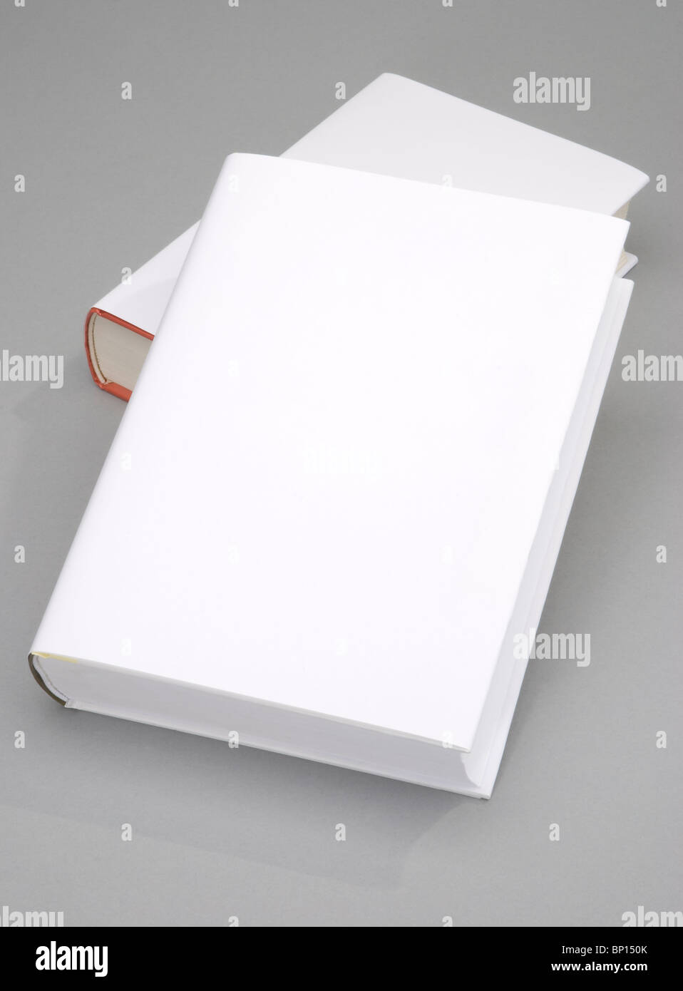 Due libro bianco w coperchio bianco Foto Stock