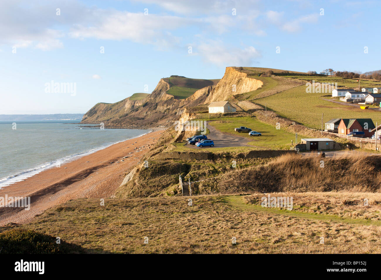 Spiaggia Eype Dorset England Regno Unito Foto Stock