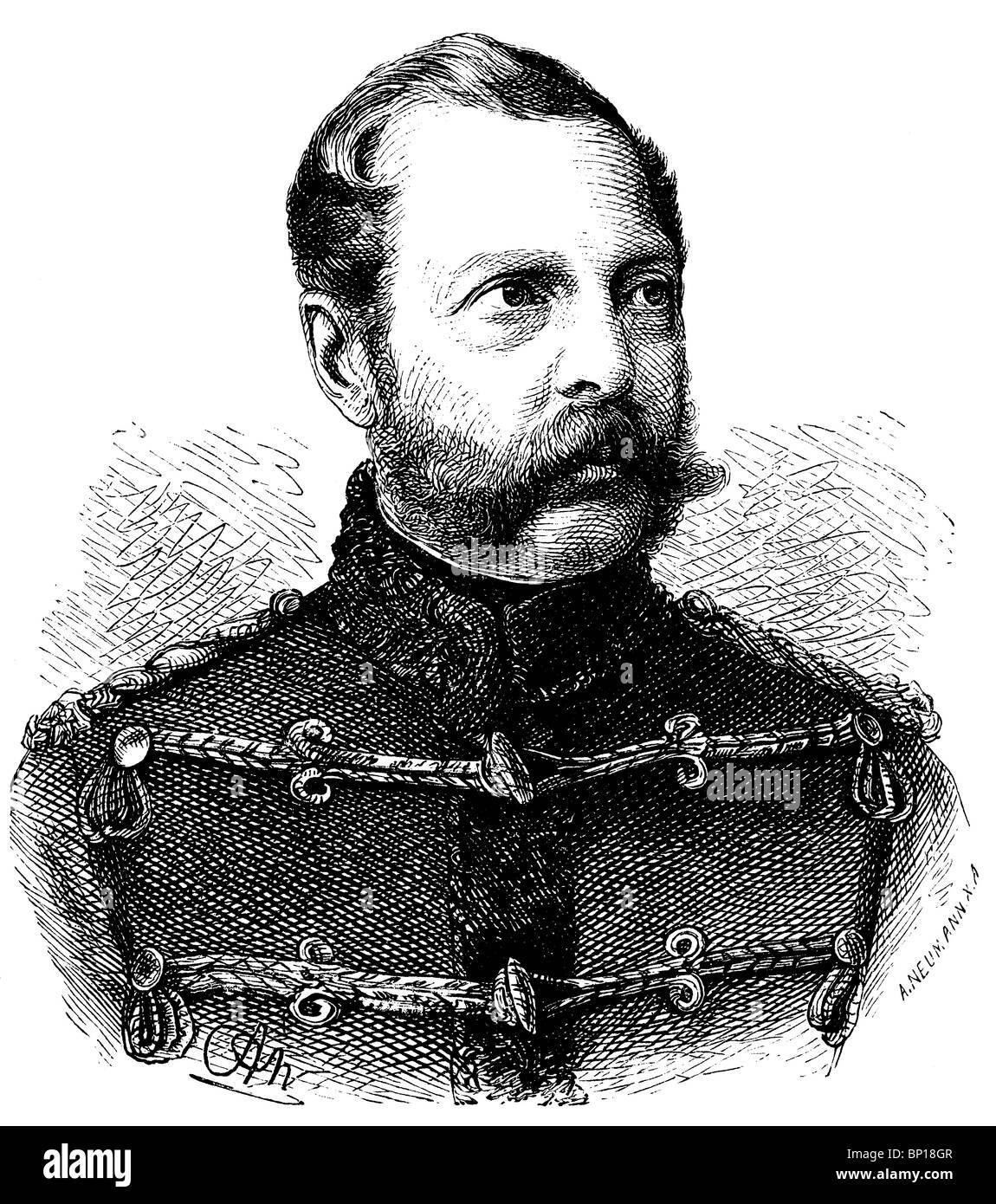 Alessandro II di Russia (1818-1881), l'imperatore di Russia Foto Stock