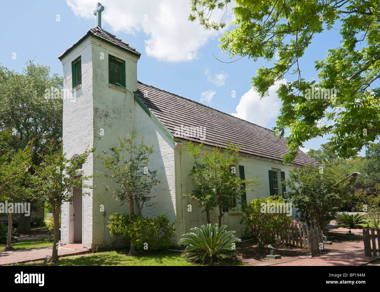 Louisiana Lafayette parrocchia, Acadian Village, museo vivente di storia, una speranza nuova Cappella Foto Stock