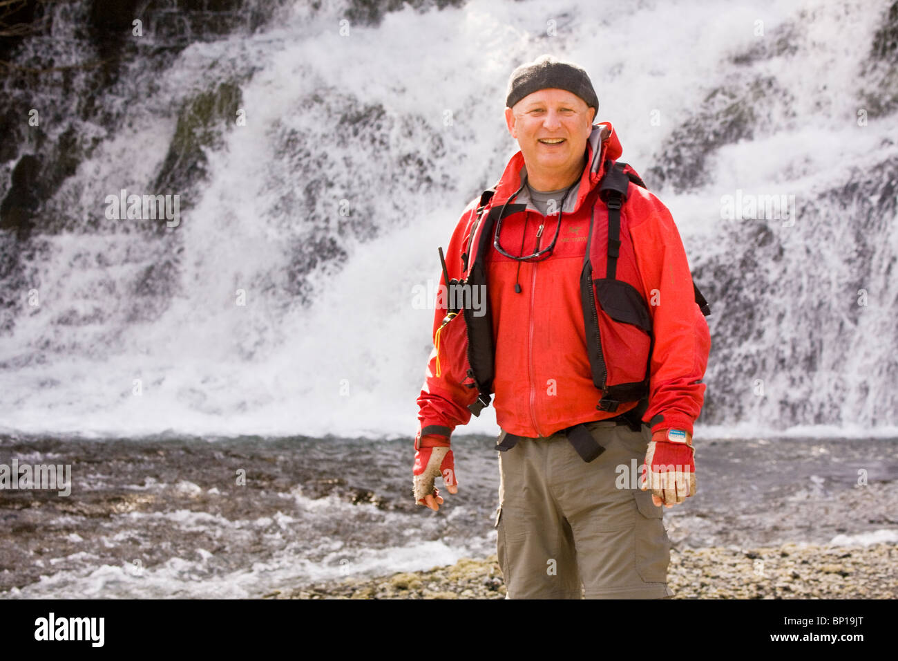 Capitano Dan Blanchard, Porto Walter, estremità meridionale di Baranof Island, a sud-est di Alaska, Stati Uniti d'America. Foto Stock